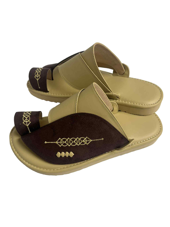 Arabic Khaliji Cream And Brown